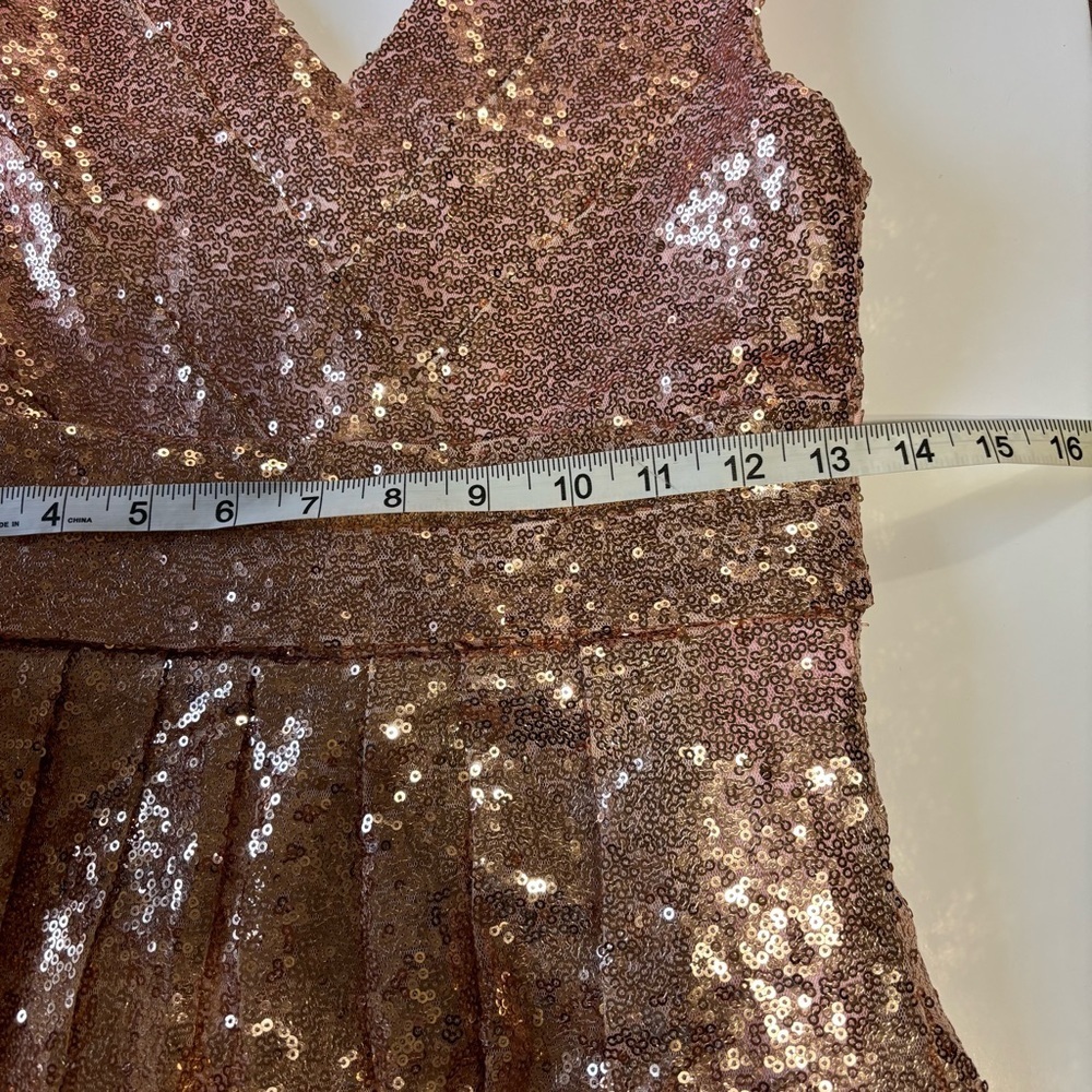 Girls treasure, kids rose gold dress size 12 - Picture 4 of 12